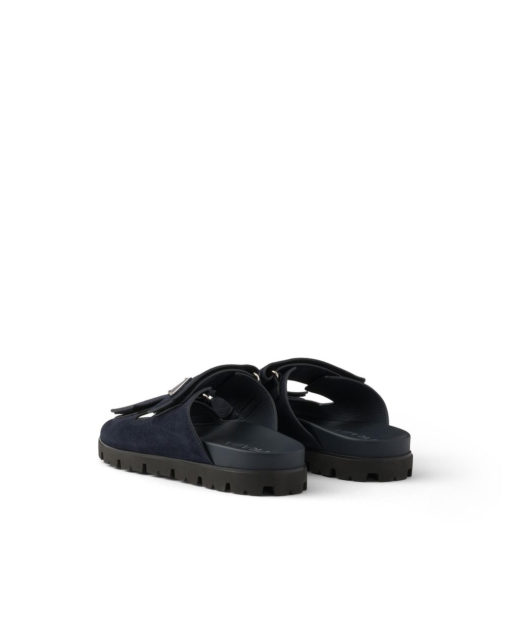 Prada Blue Suede Band Sandals for men