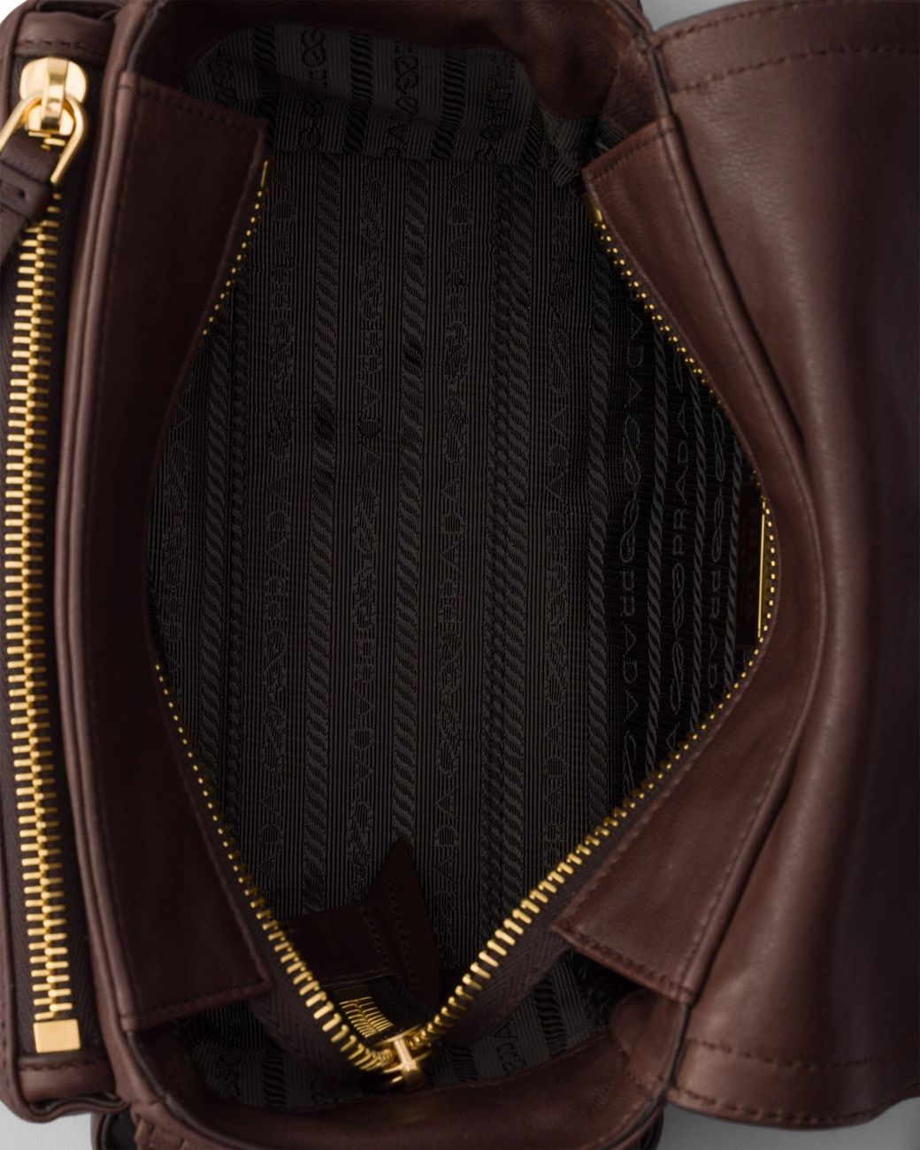 Prada Brown Explore Nappa Leather Mini Bag