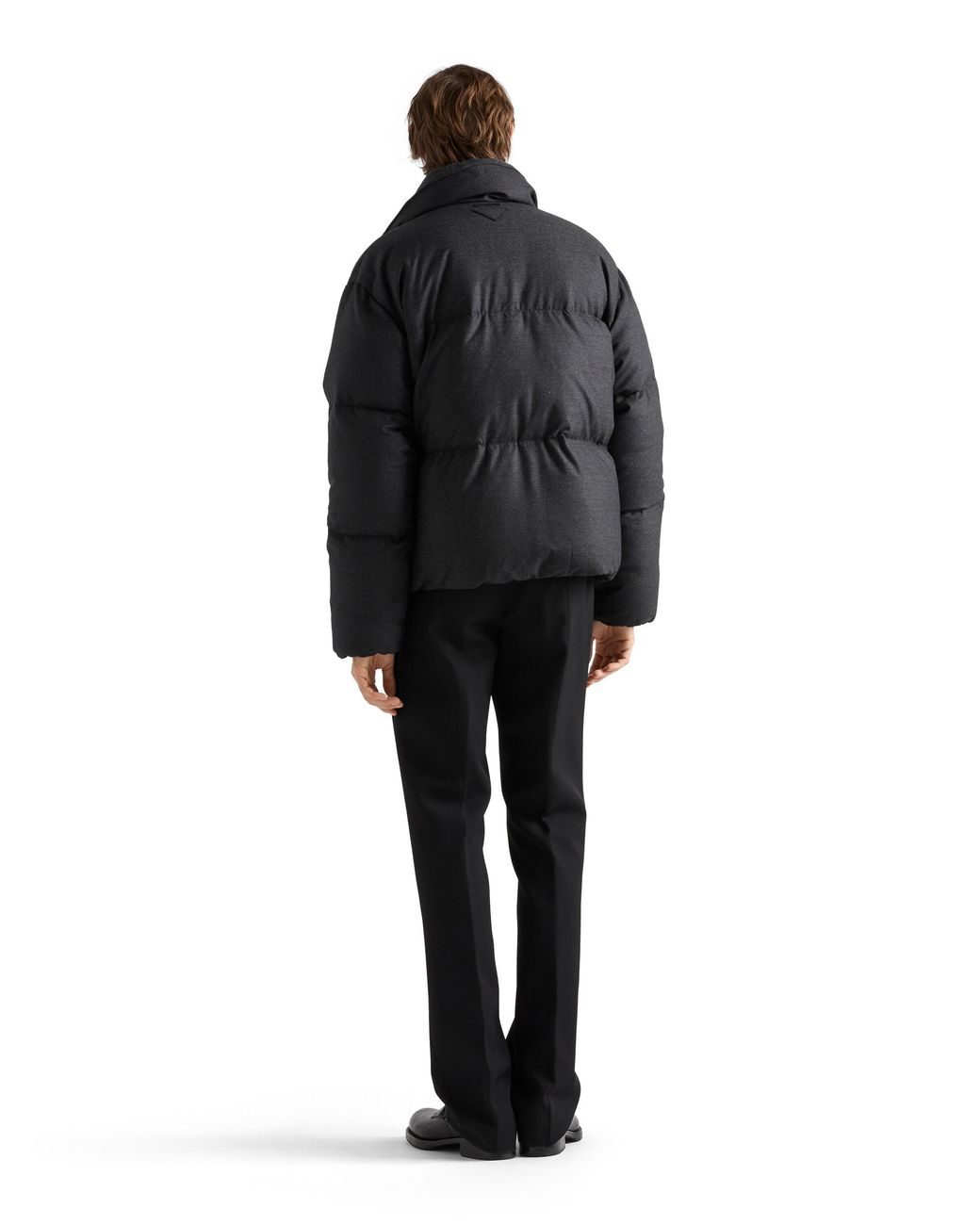 Prada Black Medium-Weight Cashmere Down Jacket for men