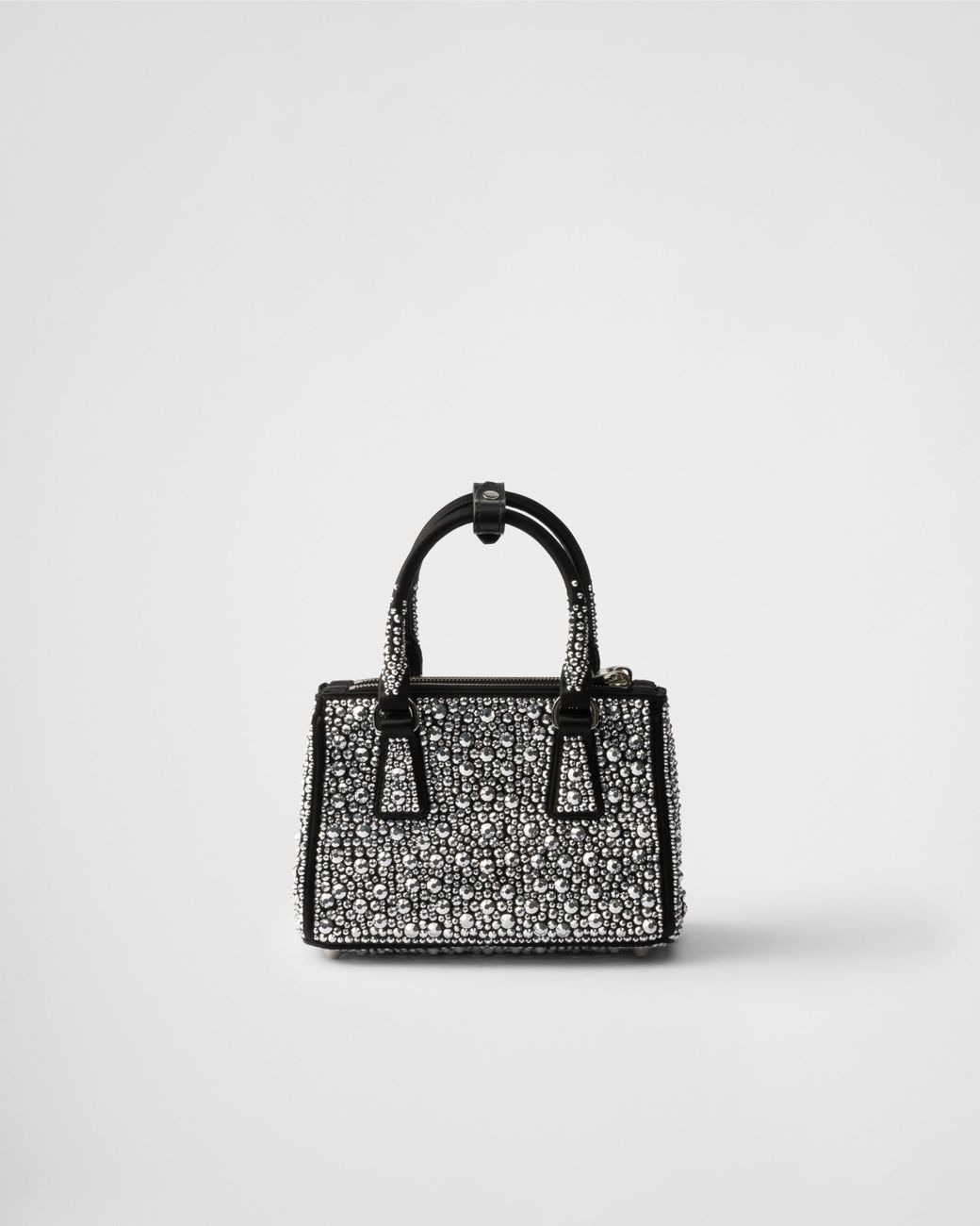 Prada Galleria satin micro-bag with decorations ハンドバッグ Prada Galleria Satin Micro-Bag with Decorations | Saks Fifth