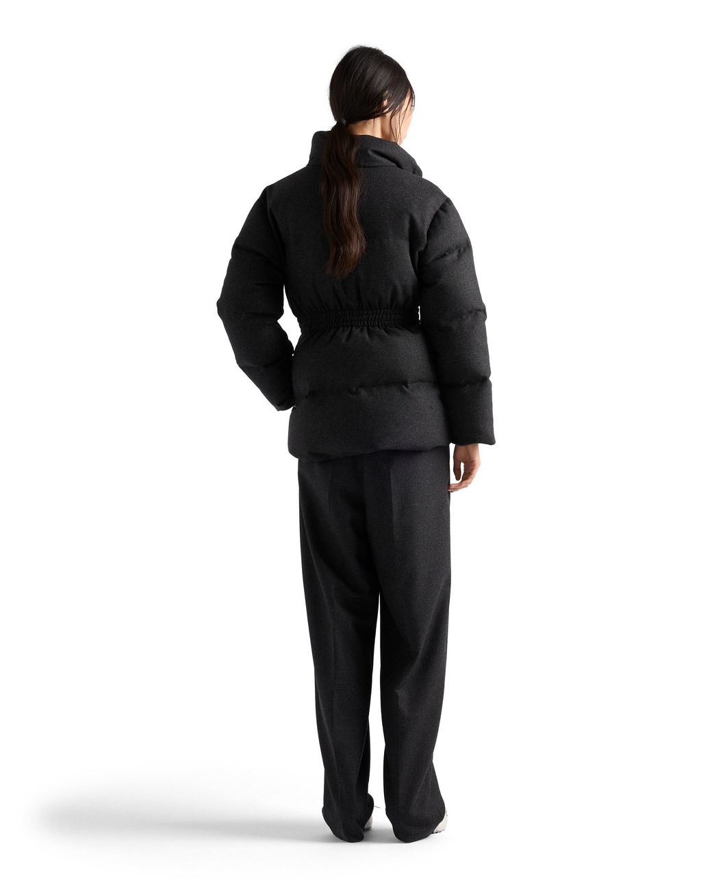 Prada Black Re-Wool Down Jacket