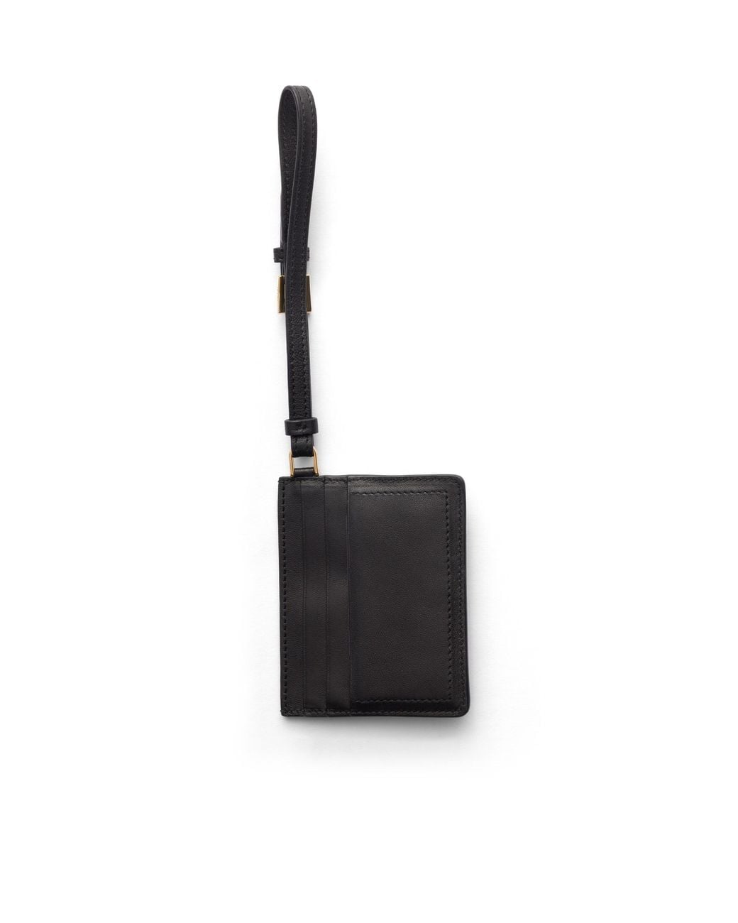 Prada White Nappa Leather Card Holder