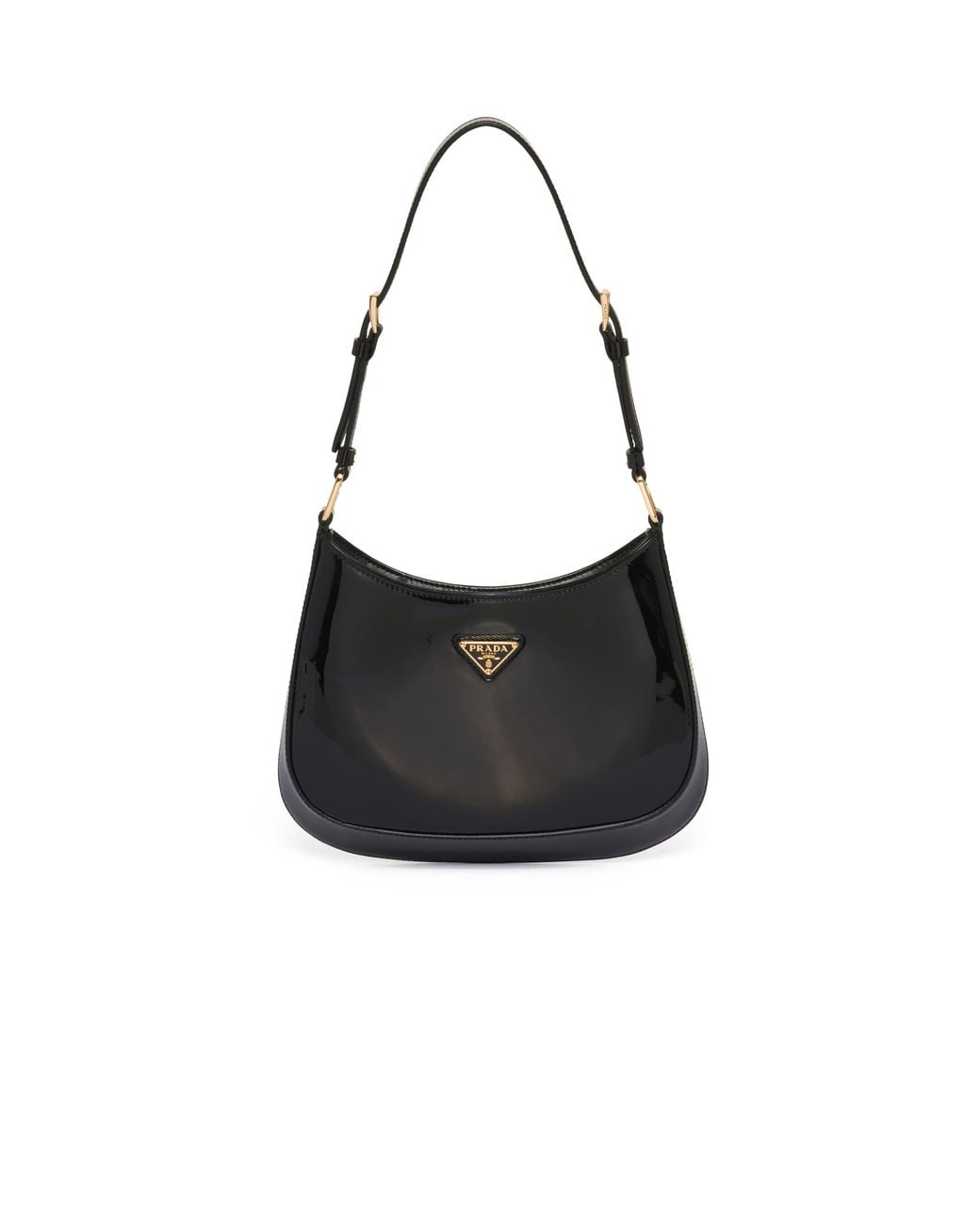 Prada Black Mittelgroße Cleo Schultertasche