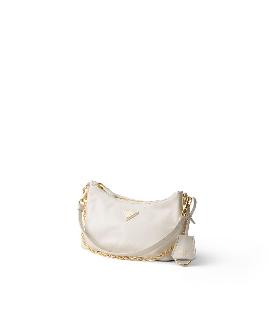 Prada White Leather Mini-Bag
