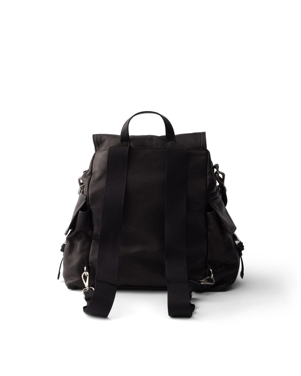 Prada Black Explore Leather Backpack for men