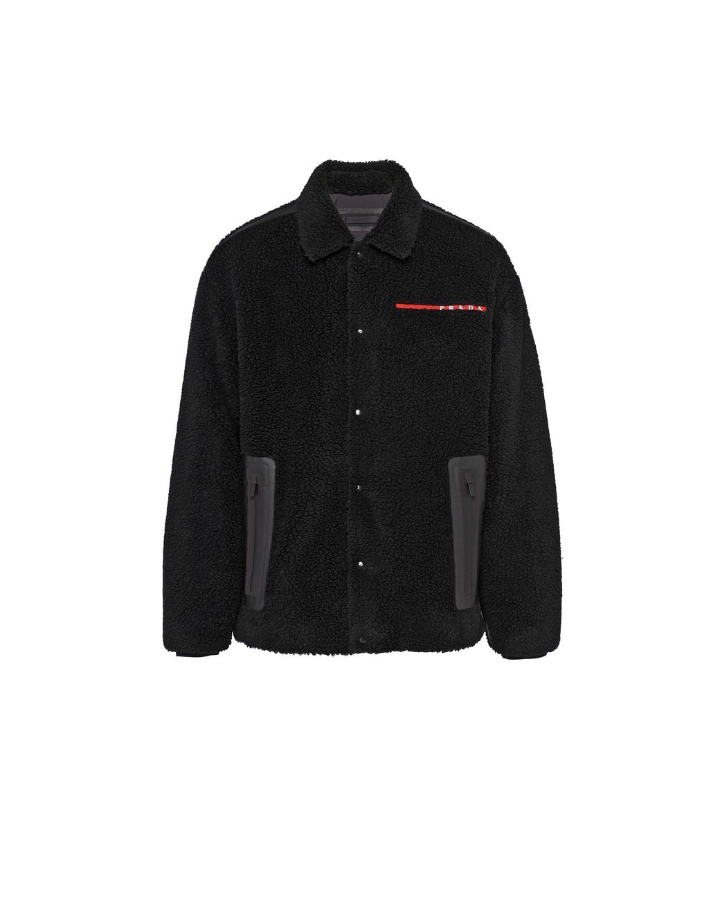 Prada Black Fleece Blouson Jacket for men