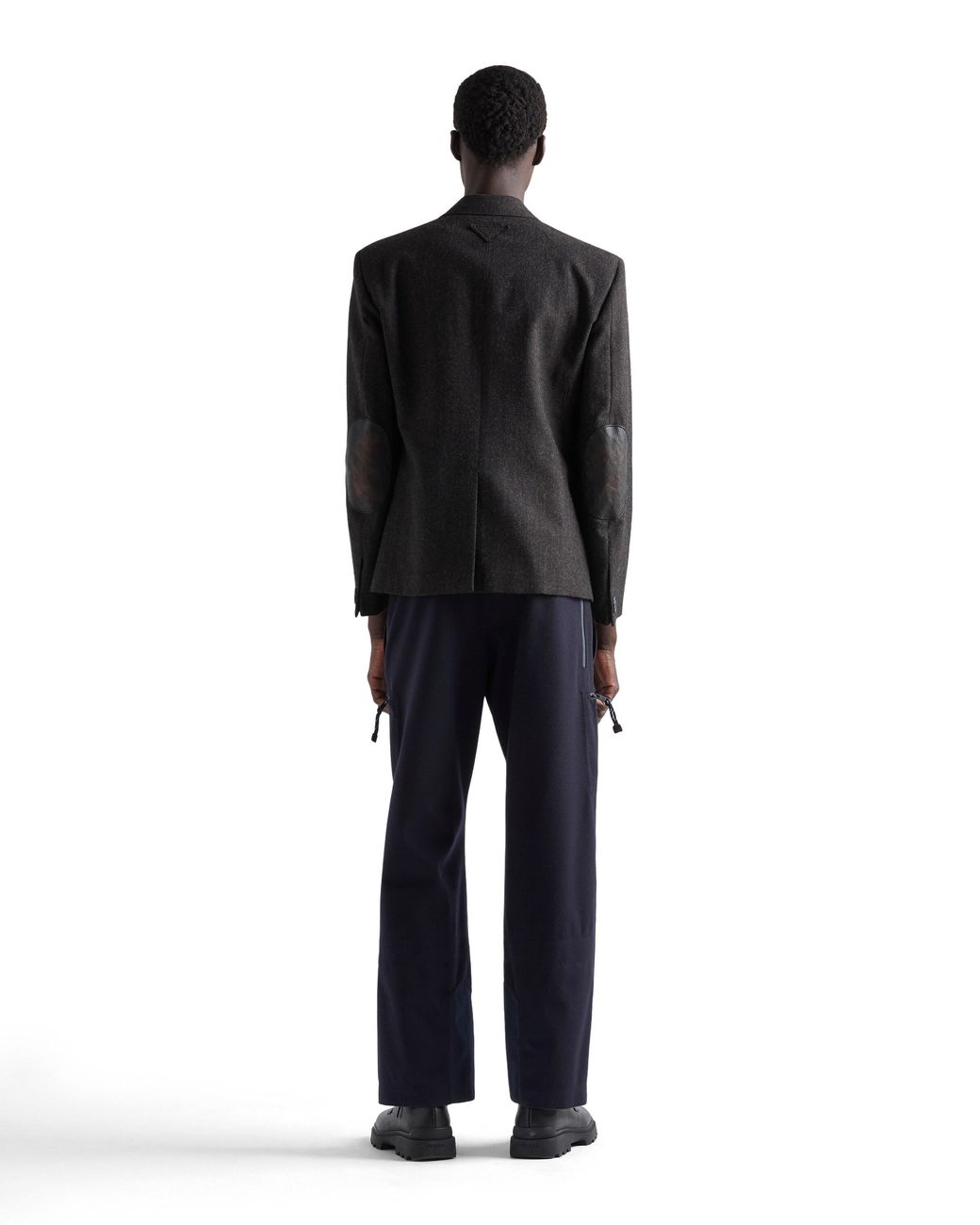 Prada Blue Technical Cashmere Pants for men