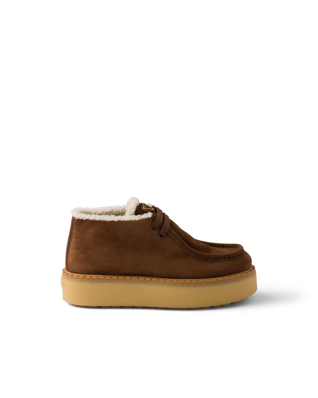 Prada Brown Suede Chukka Boots