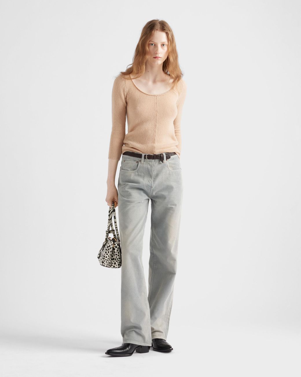 Prada Gray Corduroy Jeans