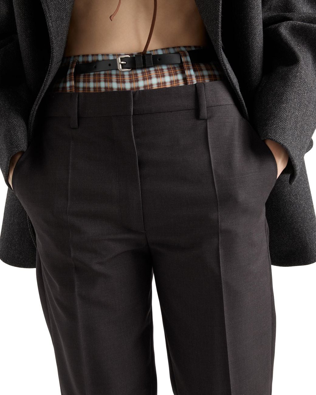 Prada Black Grisaille Pants