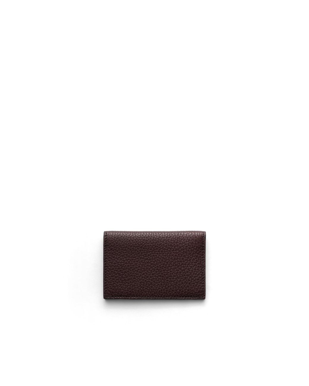 Prada White Leather Card Holder for men