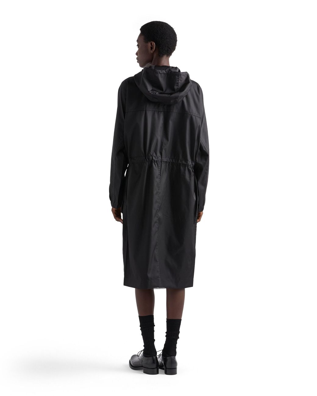 Prada Black Re-Nylon Rain Jacket