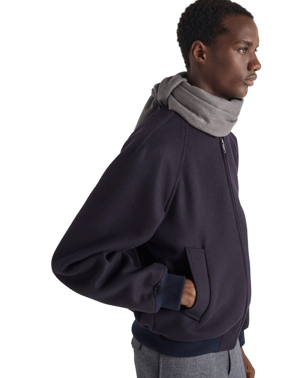 Sciarpa di Prada in Gray da Uomo