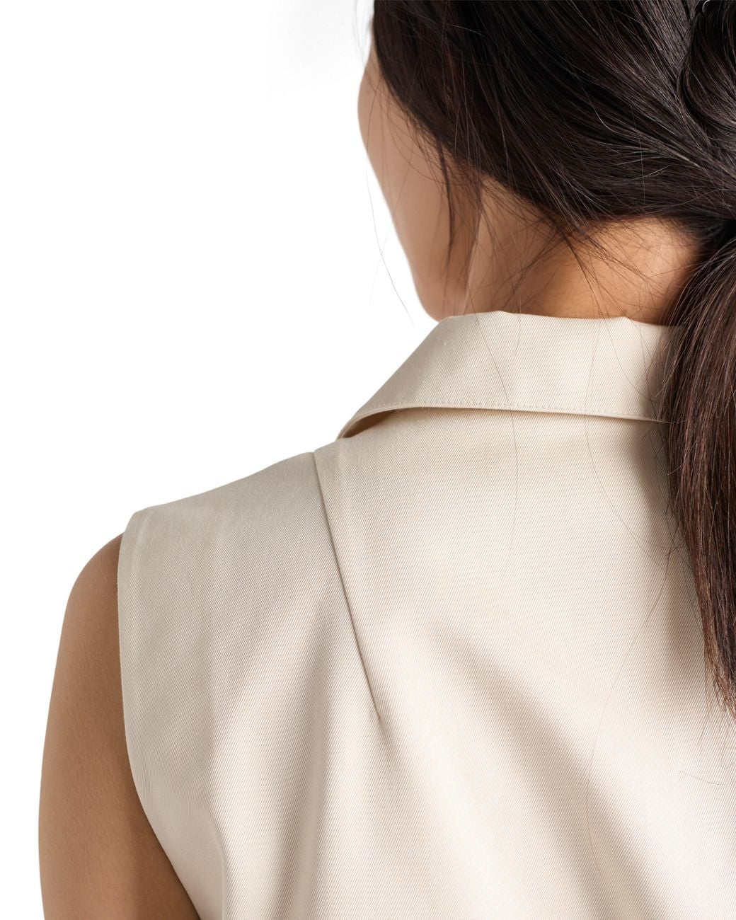 Prada White Natural Chino Mini-Dress