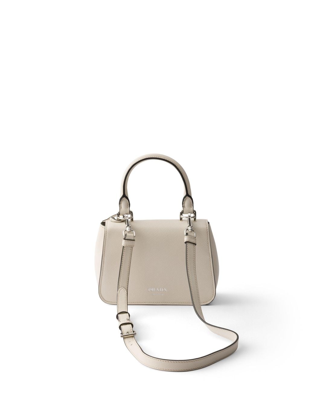 Prada White Avoir Mini Handbag