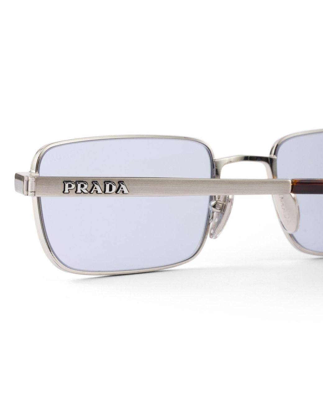 Prada White Sunglasses With Logo for men