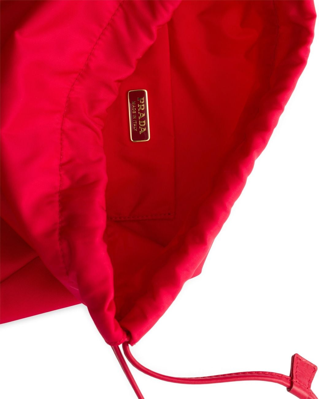 Prada Red Wish Re-Nylon Pouch