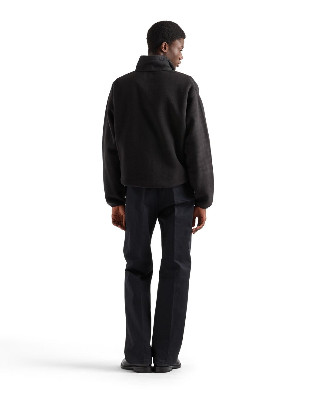 Prada Black Fleece Blouson Jacket for men