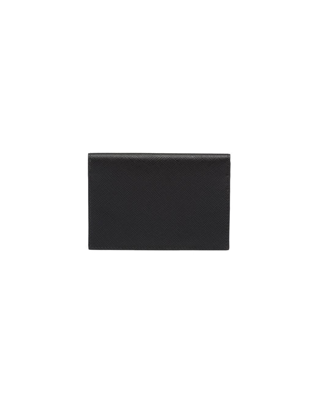 Prada Black Saffiano Leather Document Holder for men