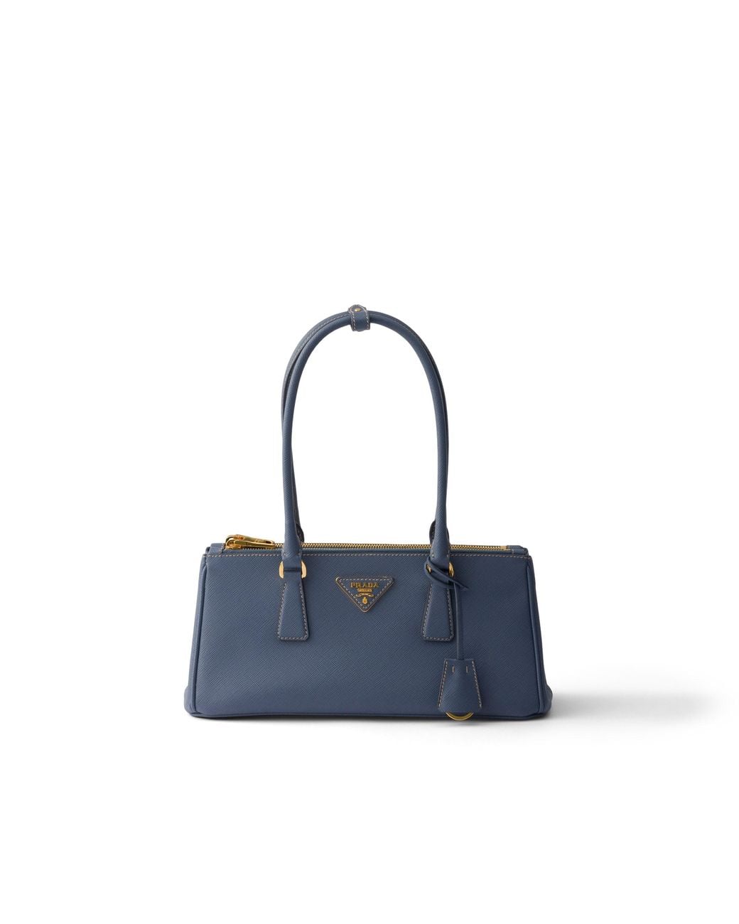 Prada Blue Galleria Medium Saffiano Leather Bag
