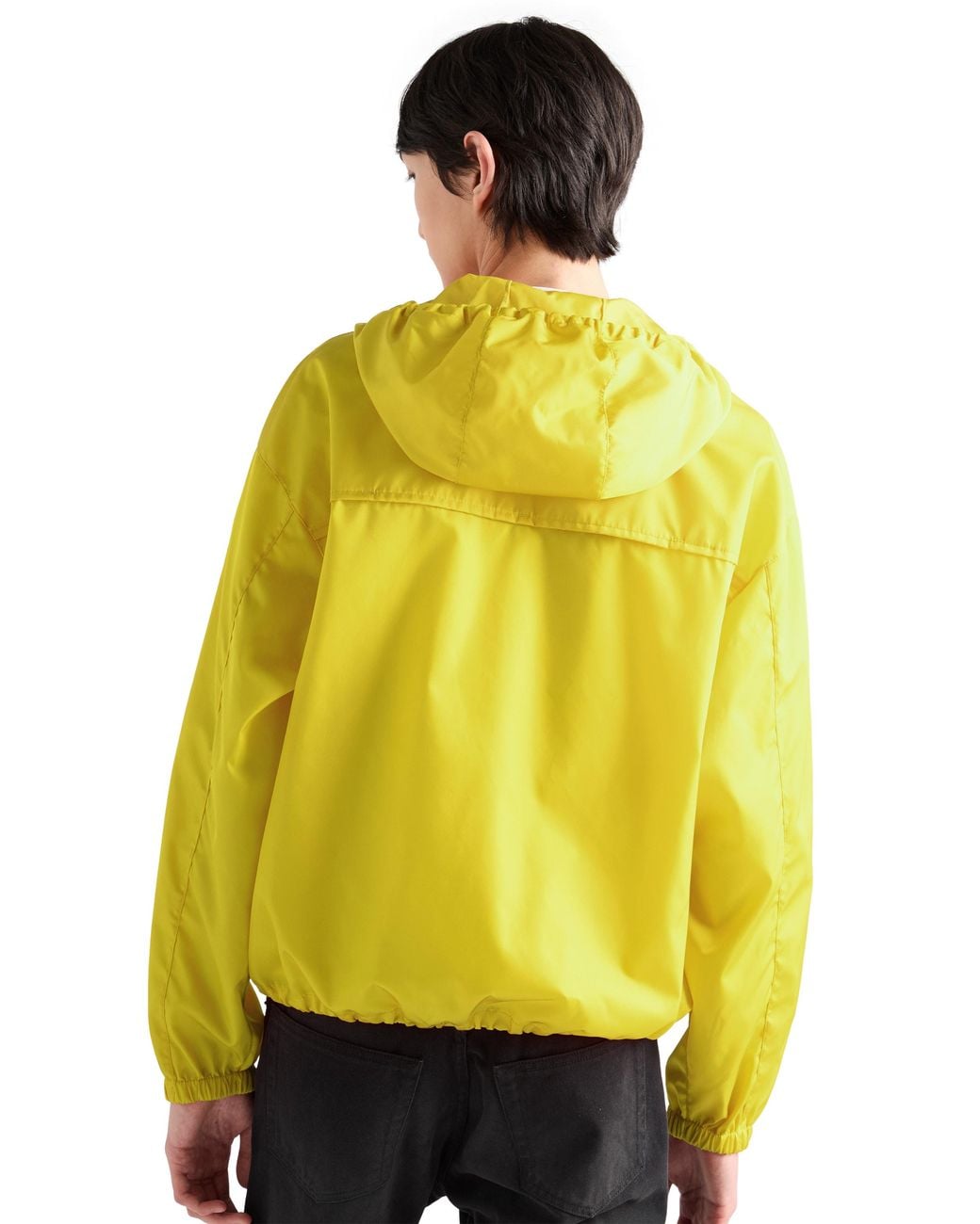 Prada Yellow Re-Nylon Rain Jacket