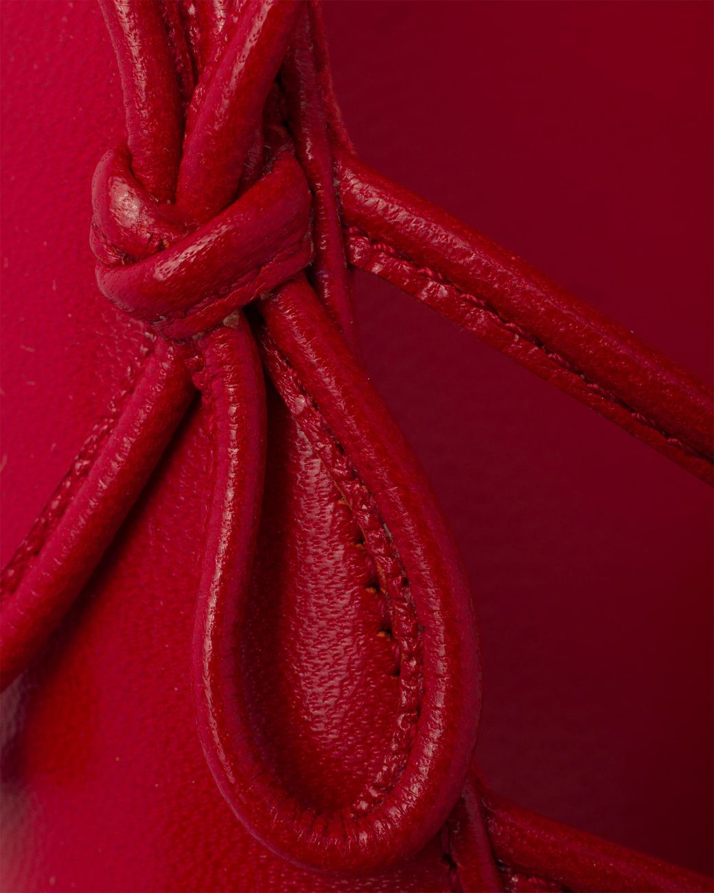 Prada Red Open-Side Leather Pumps