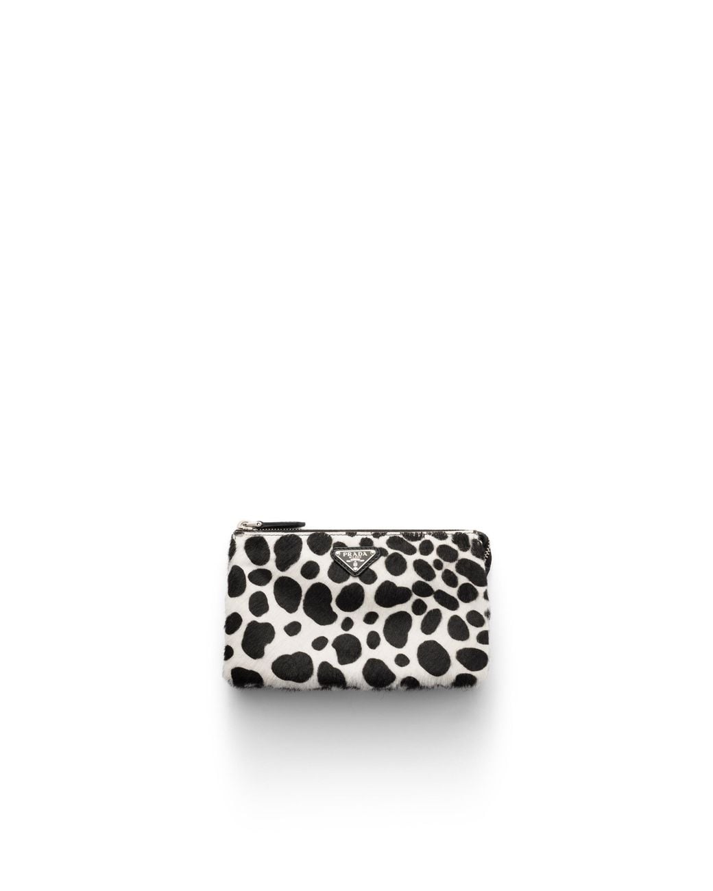 Pouch Con Zip di Prada in White