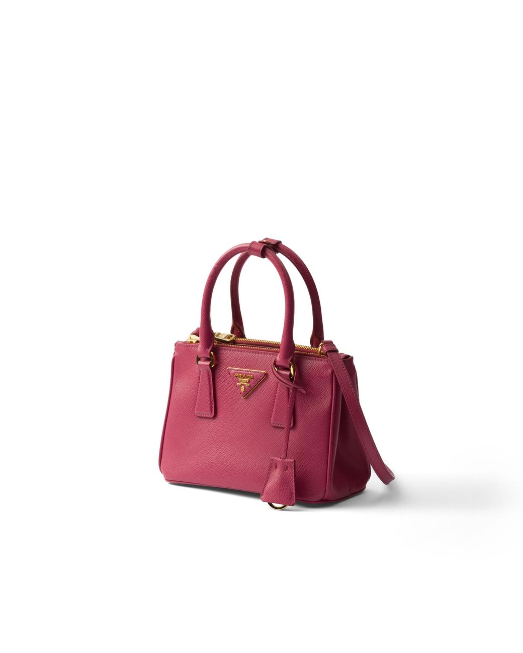 Prada Pink Galleria Mini Saffiano Leather Bag