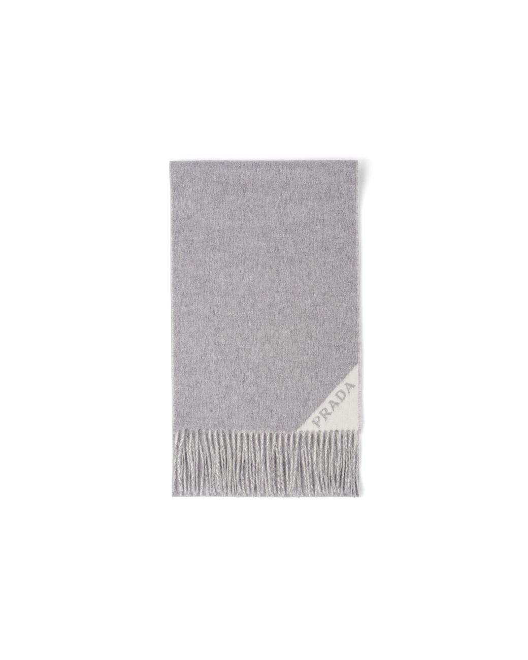 Sciarpa Double di Prada in Gray