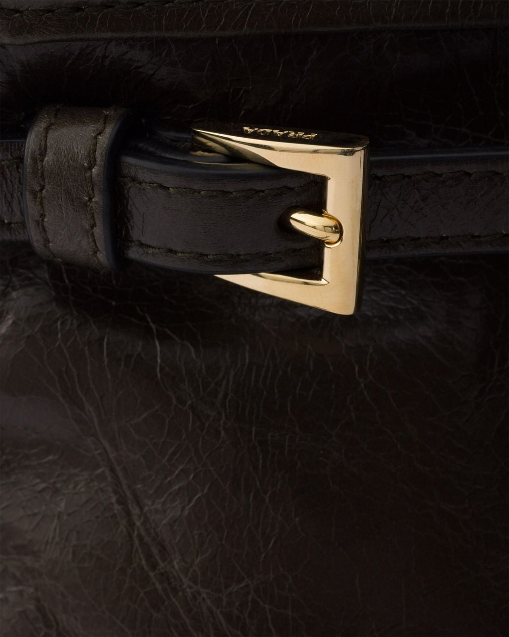 Prada Black Bonnie Leather Mini Shoulder Bag