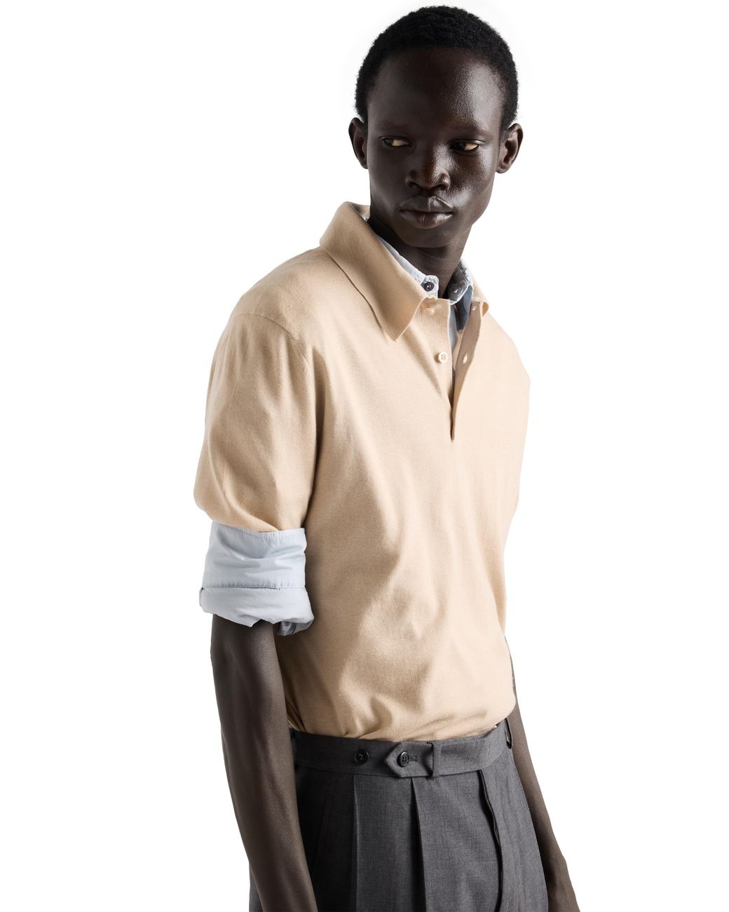 Polo di Prada in Natural da Uomo