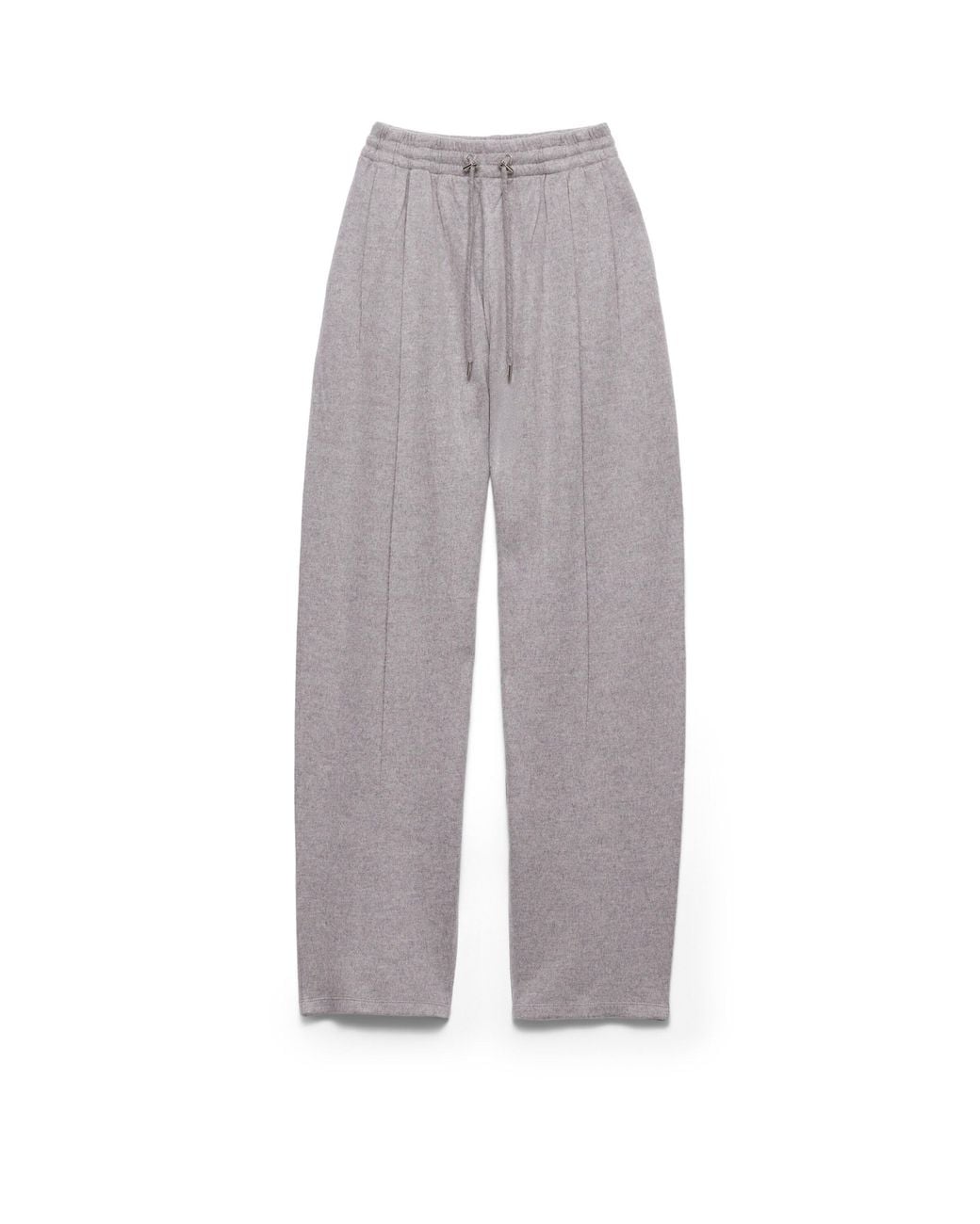 Prada Gray Wool And Cashmere Pants