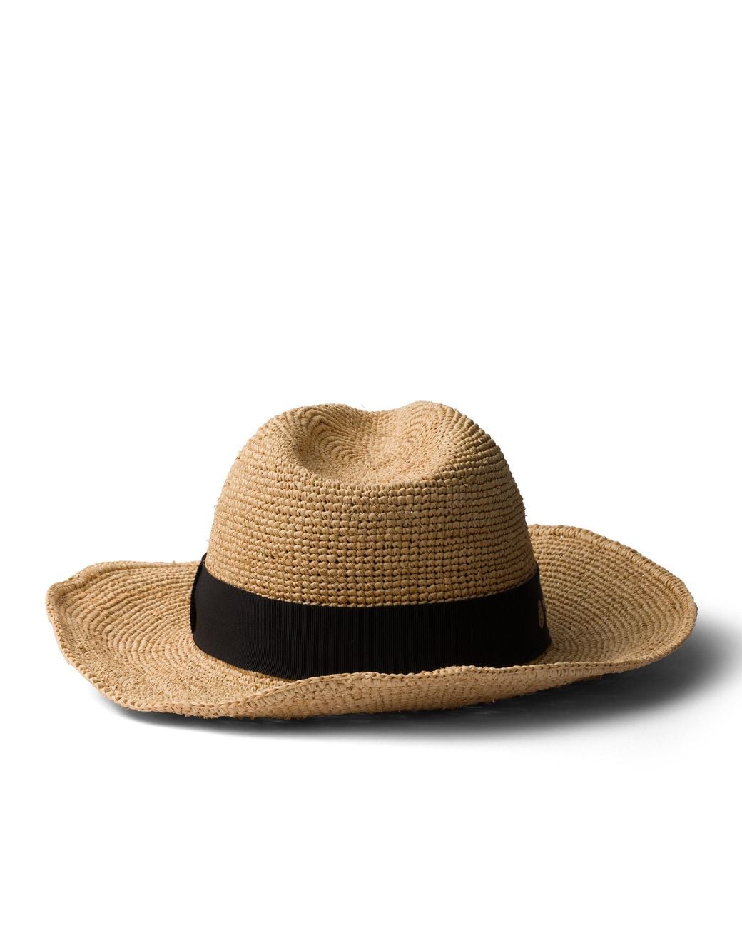 Prada Brown Crochet Hat