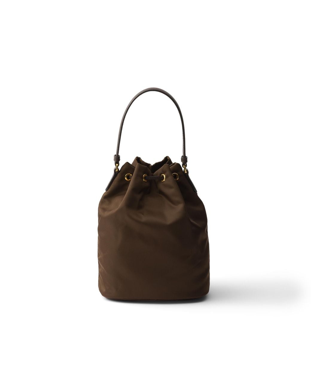 Prada White Duet Re-Nylon Bucket Bag