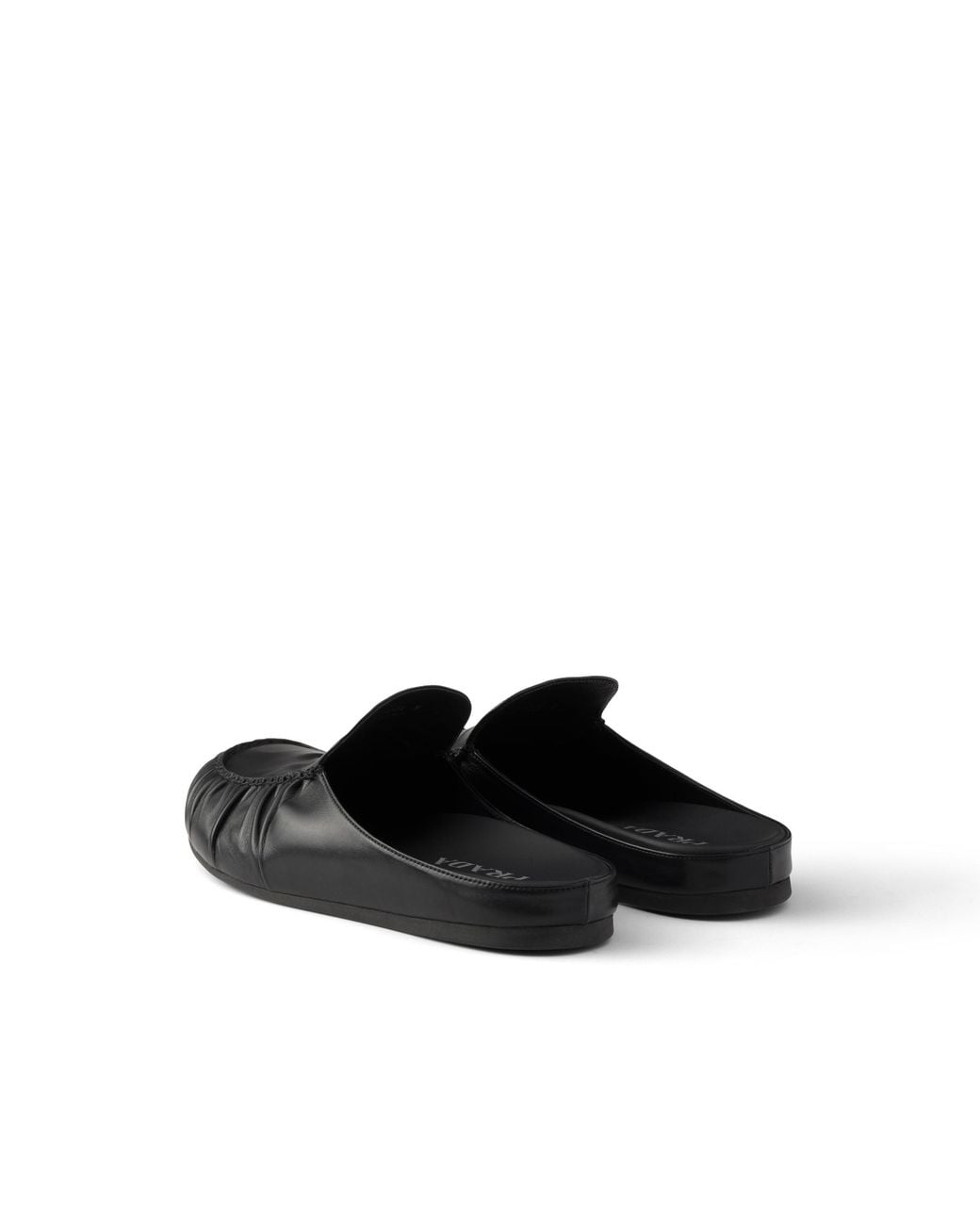 Sabot di Prada in Black da Uomo