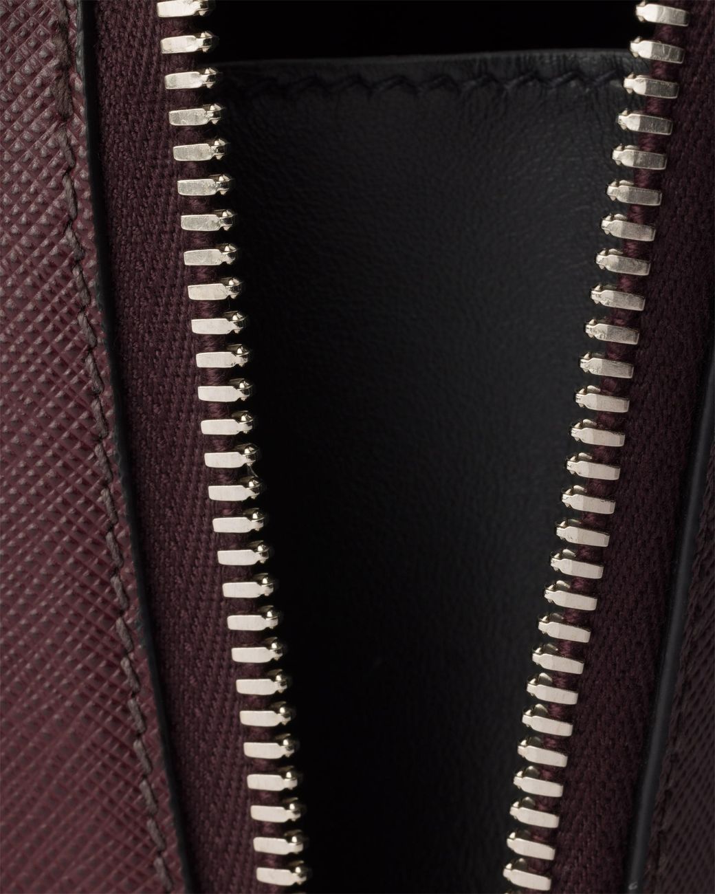 Prada Black Brique Medium Saffiano Leather Bag for men