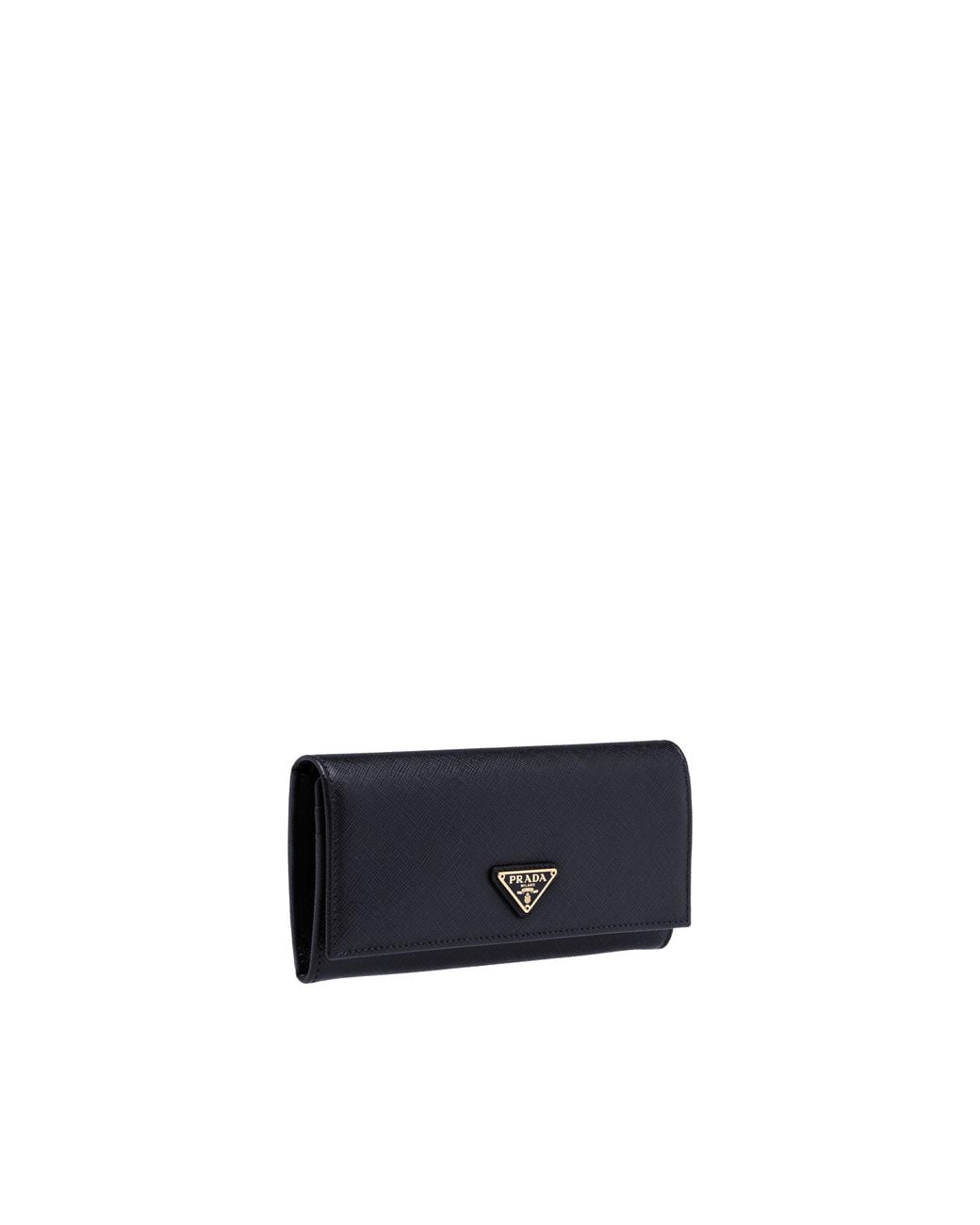 Prada White Large Saffiano Leather Wallet