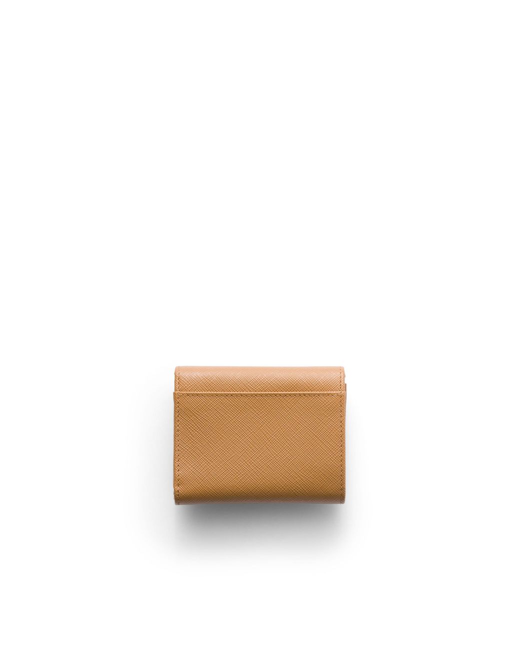 Prada White Small Saffiano Leather Wallet