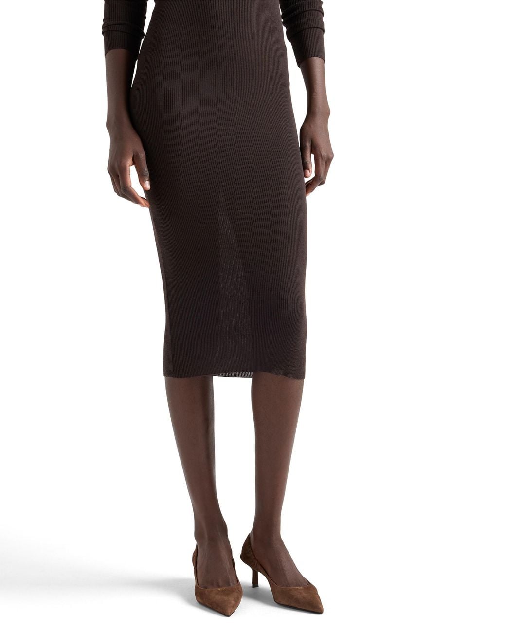 Prada Black Wool Dress, Cocoa