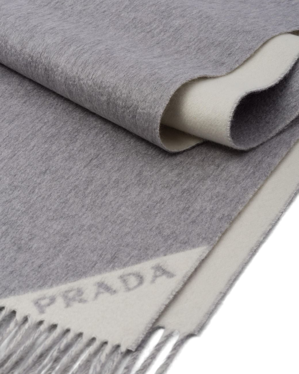 Sciarpa Double di Prada in Gray
