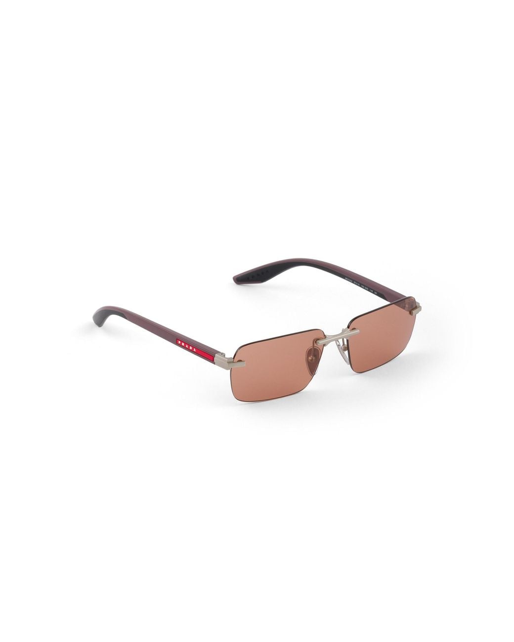 Prada Pink Linea Rossa Sunglasses for men