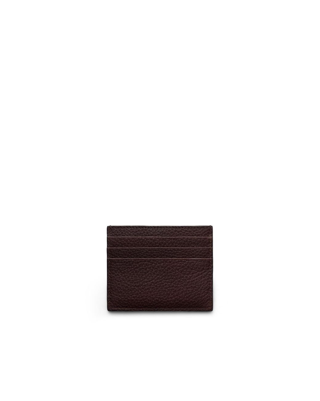 Prada White Leather Card Holder for men