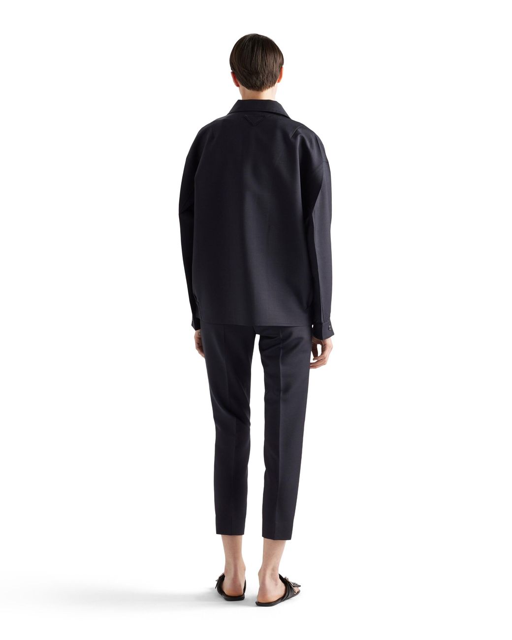 Prada Blue Kid Mohair Jacket