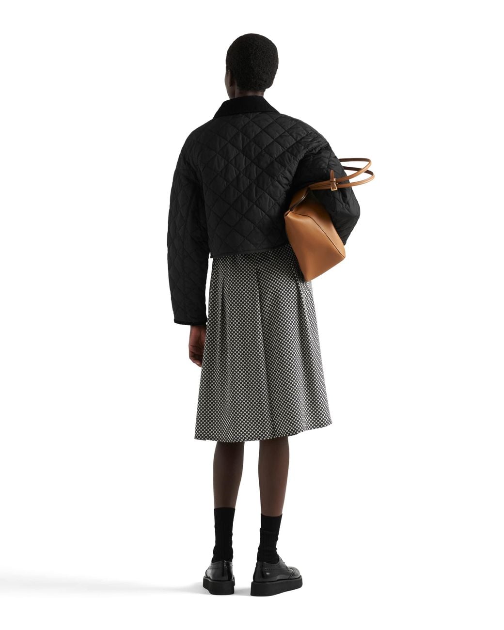 Giubbotto Crop di Prada in Black