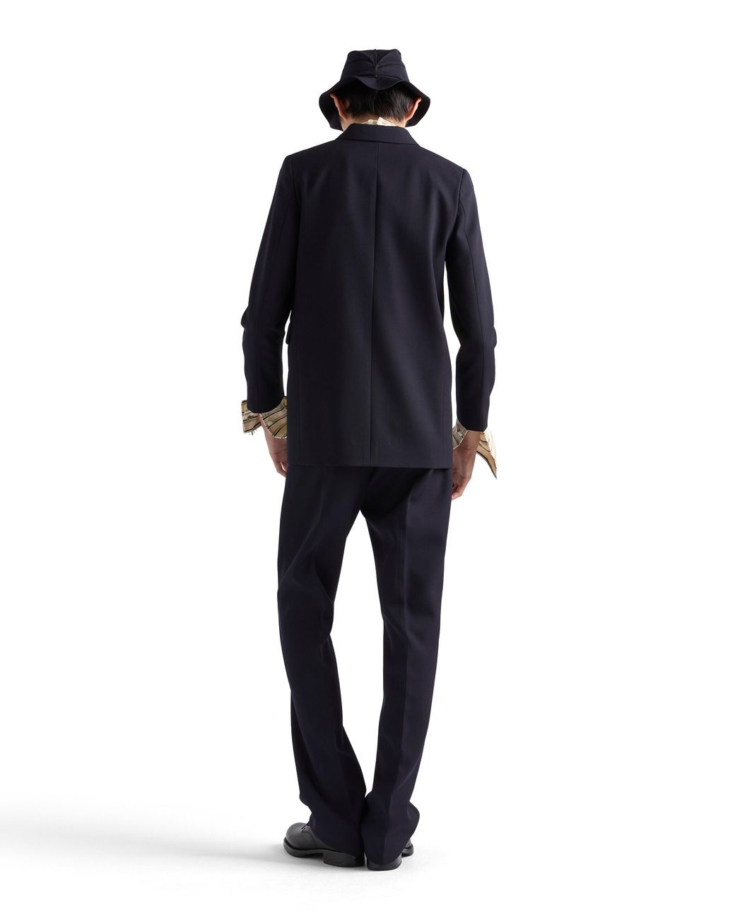 Prada Blue Wool Pants for men