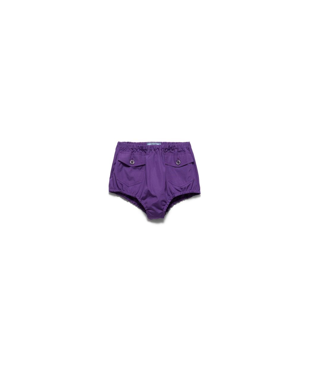 Prada Purple Poplin Shorts
