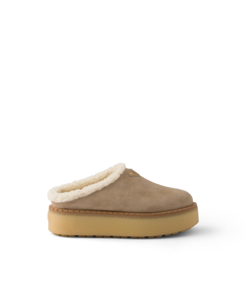 Prada Multicolor Suede Slippers