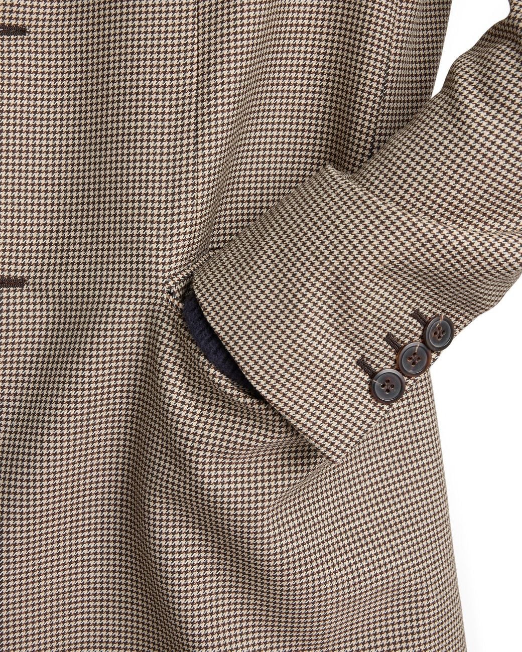 Prada Brown Single-Breasted Mohair Wool Coat for men