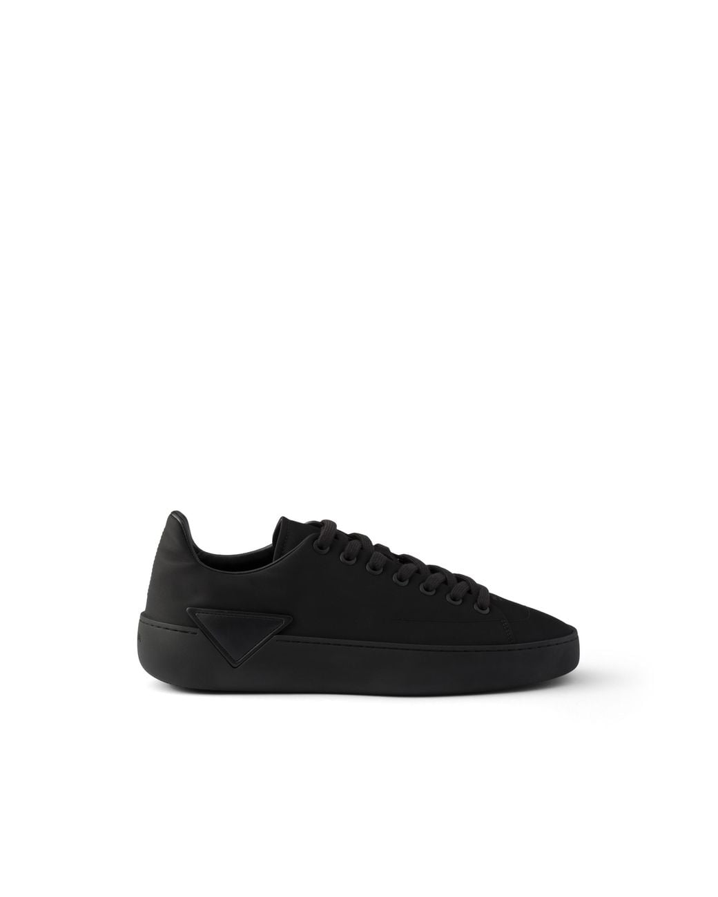 Prada Black Court Re-Nylon Sneakers for men