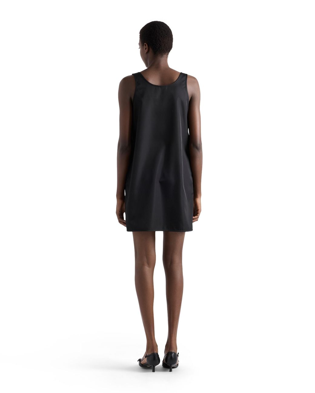 Prada Black Re-Nylon Mini-Dress